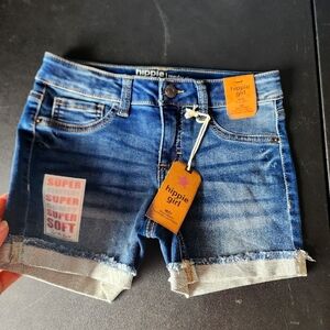 Hippie Girl Jean Shorts Girls Size 10, New!